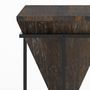 Voir la diapositive 3 : Rendez vous déco Grande table d'appoint en bois et métal - Kara