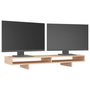 Voir la diapositive 4 : VIDAXL Support pour moniteur 100x27x14 cm Bois de pin solide