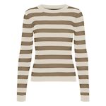 Vero Moda Pull /Taupe Femme Vero Moda Chili. Coloris disponibles : Beige