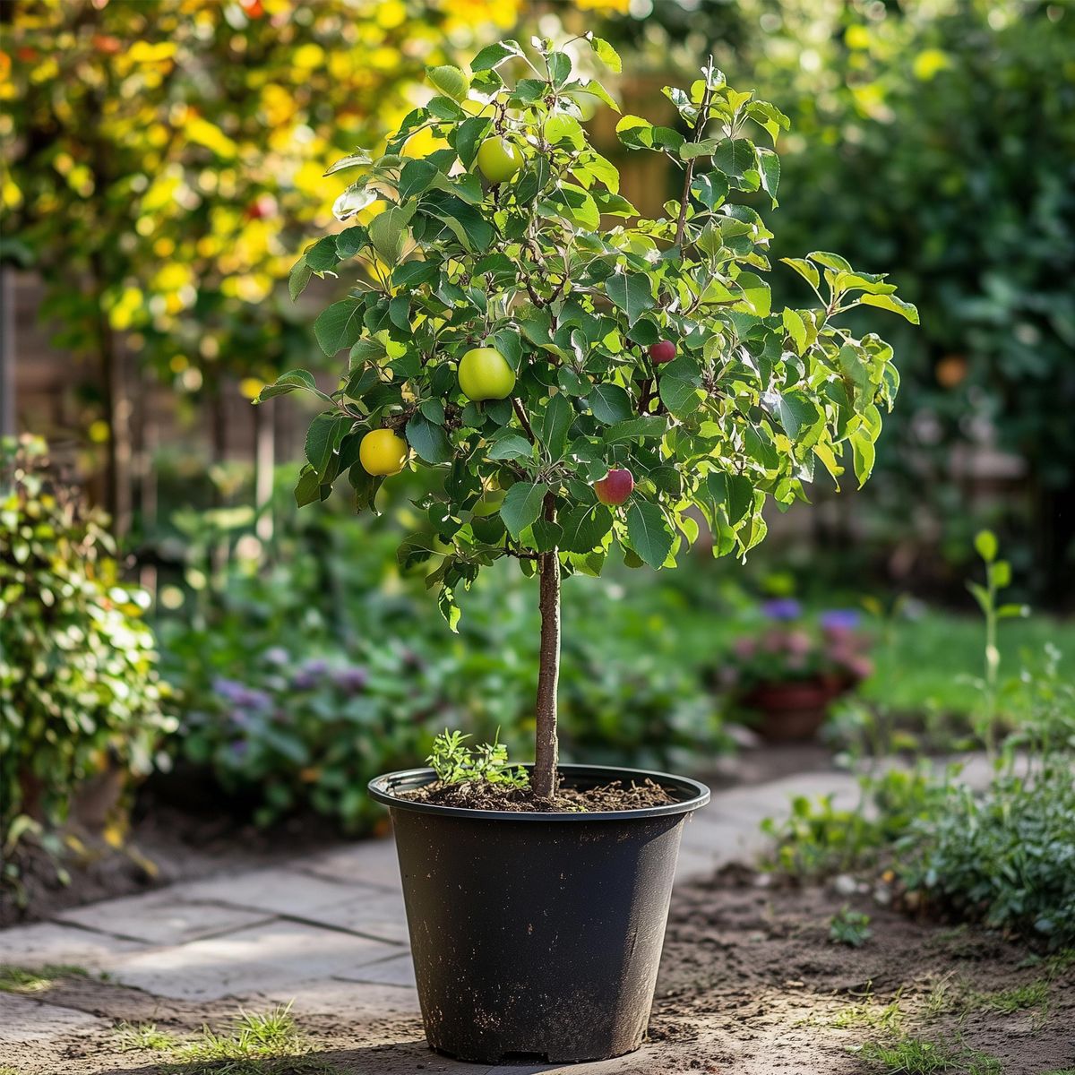 PLANT IN A BOX Pommier - Malus - Hauteur 60-70cm - ⌀17cm