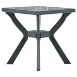 VIDAXL Table de bistro Vert 70x70x72 cm Plastique