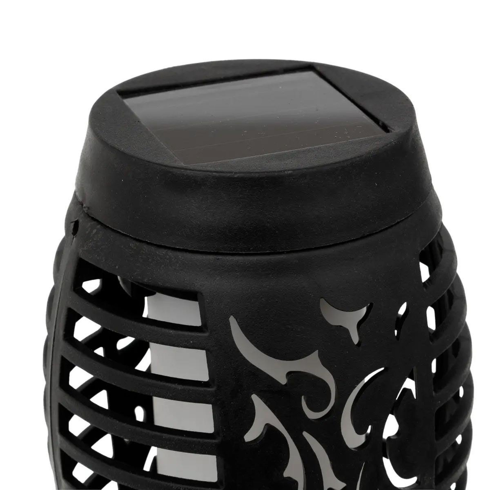 Voir la diapositive 2 : ATMOSPHERA Balise torche solaire  lina  50cm noir
