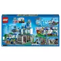 LEGO City 60316 Le Commissariat de Police, Set avec Jouets Camion de Poubelle et Hélicoptère