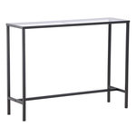 Paris Prix Console Design en Verre  Dipp  100cm Noir & Transparent