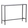 Voir la diapositive 1 : Paris Prix Console Design en Verre  Dipp  100cm Noir & Transparent