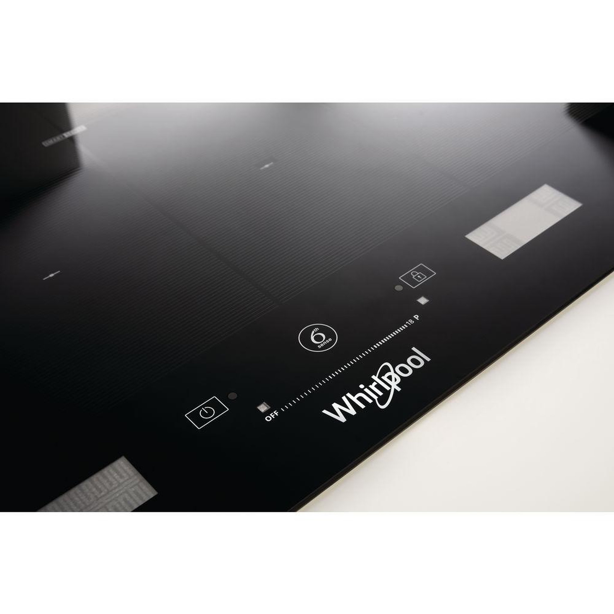 Voir la diapositive 2 : Whirlpool Table de cuisson induction 77cm 8 feux 7400w noir - smp778cneixl
