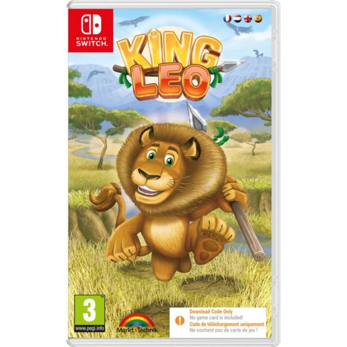Just for games King Leo Code in a box Nintendo Switch