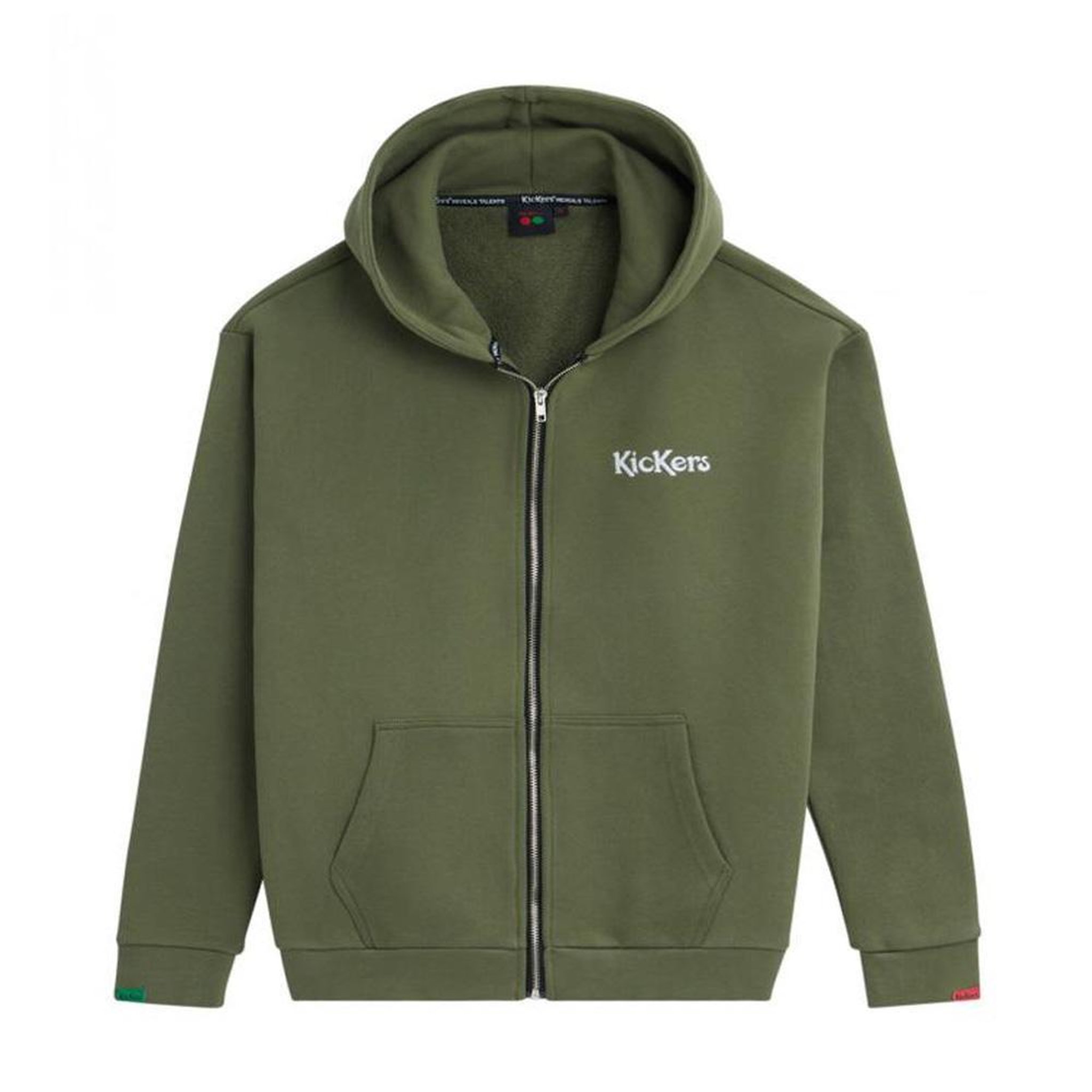 Voir la diapositive 1 : Kickers Sweat Zippé Kaki Homme Kickers Zip Up Hoody