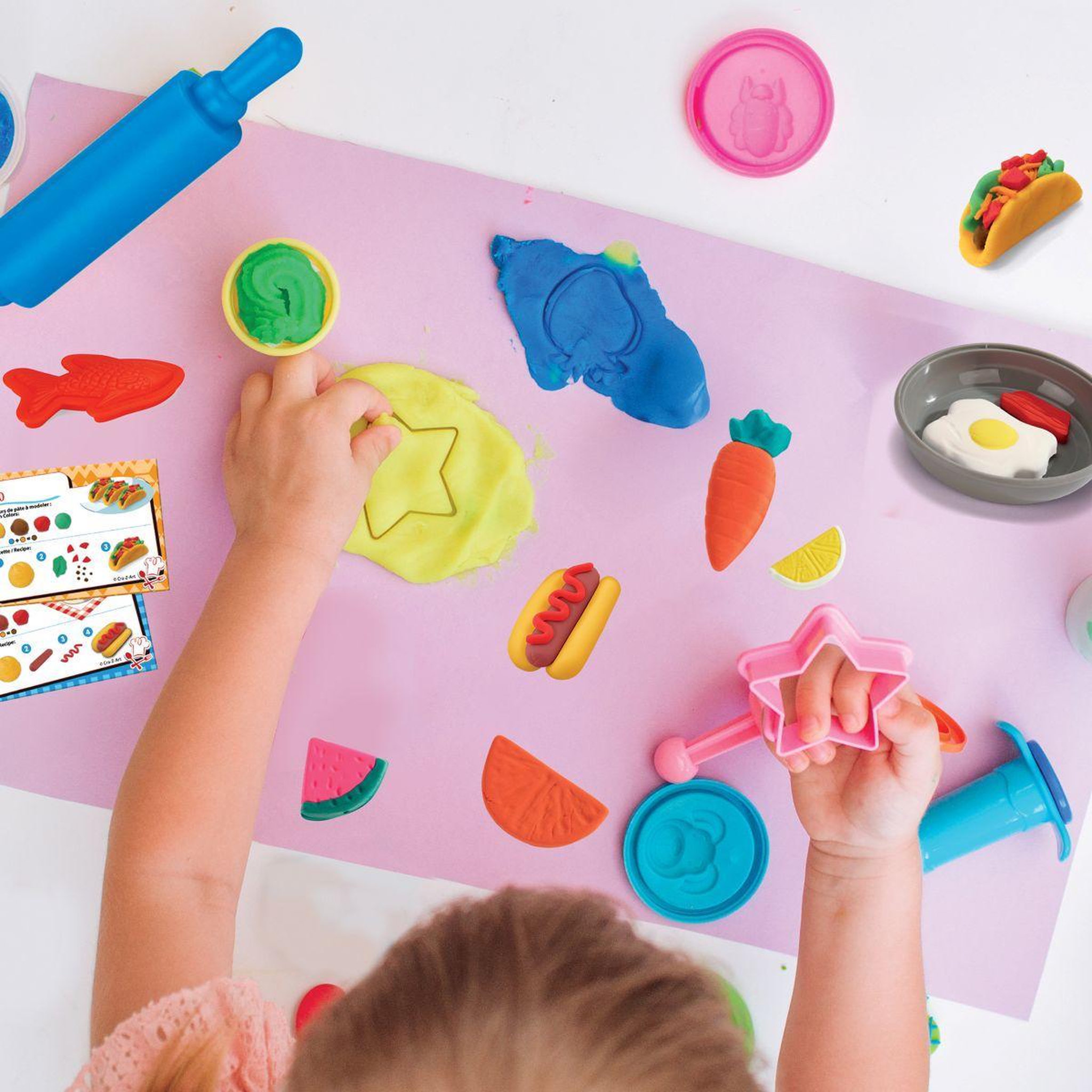 Voir la diapositive 5 : Lexibook Kit de Pâte à Modeler et Malléable Super Chef