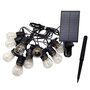 Voir la diapositive 1 : GARDENSTAR Guirlande lumineuse solaire - 10 ampoules LED - 6.5m