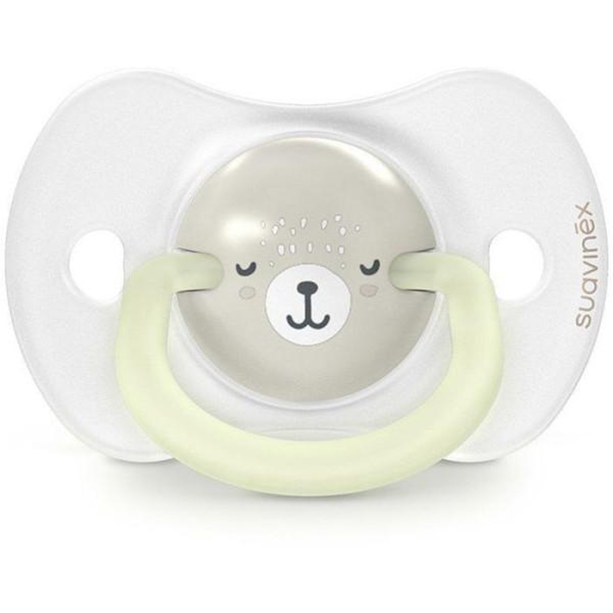 Voir la diapositive 5 : Suavinex Lot de 2 sucettes symétriques - SUAVINEX - Night&Day Wild&Free - SX Pro - 0 a 6 mois - Gris