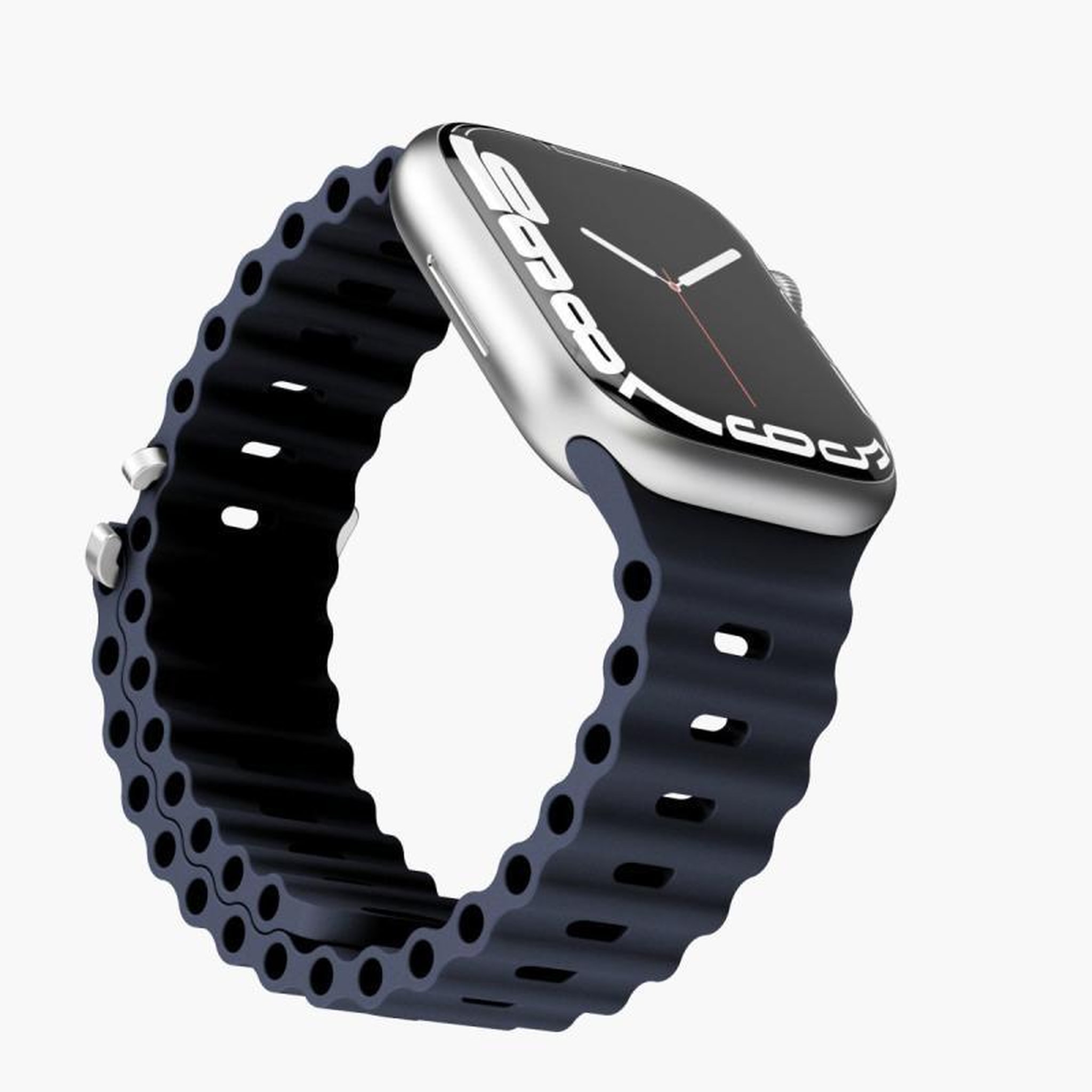 Voir la diapositive 2 : VONMAHLEN VonMählen Watchstrap for Apple Ocean Band Case 1 Band One navy (AWS00080)