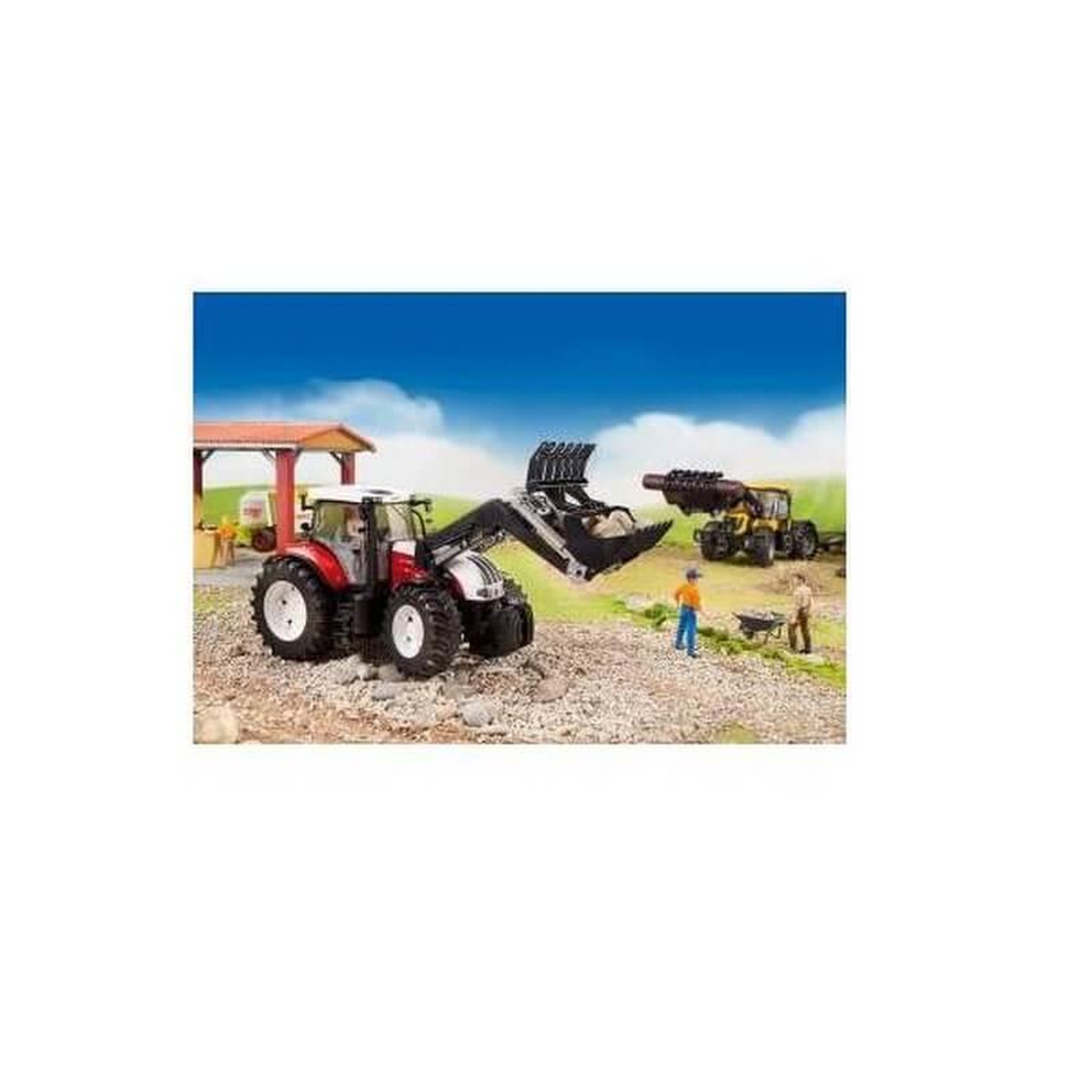 Voir la diapositive 3 : Bruder Pelle de chargement pour tracteur