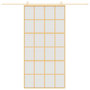 Voir la diapositive 3 : VIDAXL Porte coulissante dore 102,5x205 cm verre ESG depoli aluminium