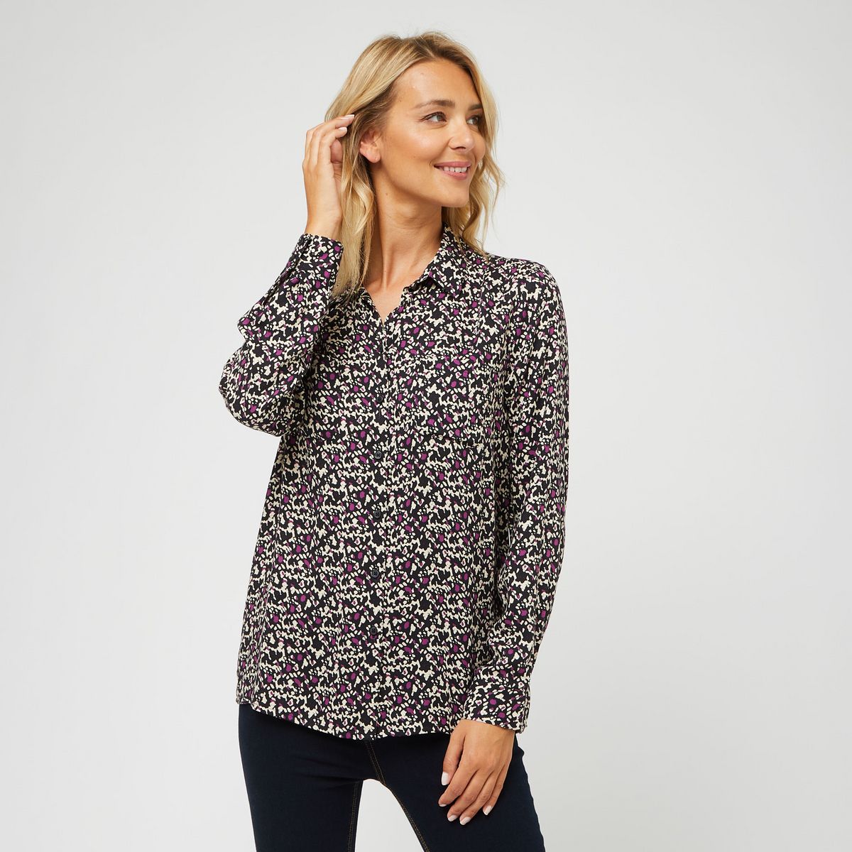 INEXTENSO Chemise noir femme