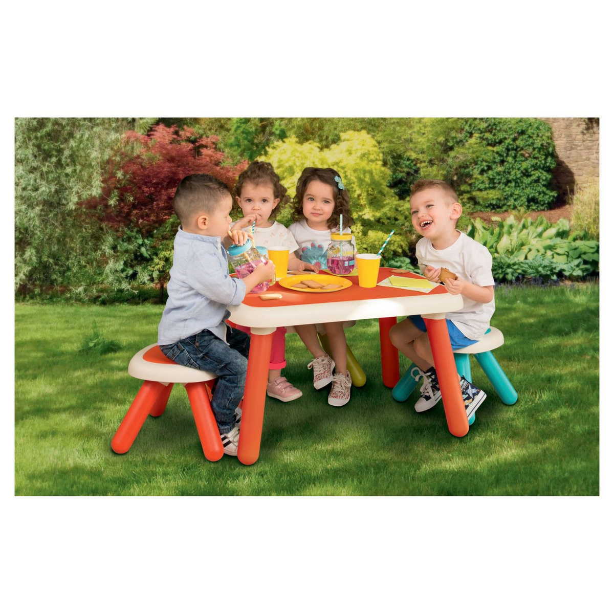 SMOBY Kid table rouge