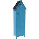 Habitat et Jardin Armoire de jardin  Cabanon  - 77 x 54.5 x 179 cm - Bleu ciel