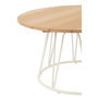 Voir la diapositive 3 : Paris Prix Table Basse en Métal  Poa  80cm Blanc