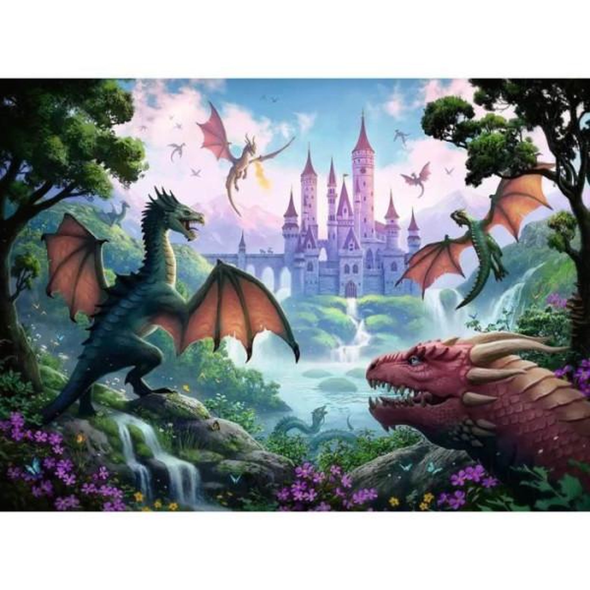 RAVENSBURGER Puzzle enfants 300 p XXL Dragon magique - Des 9 ans - 13356 - Ravensburger