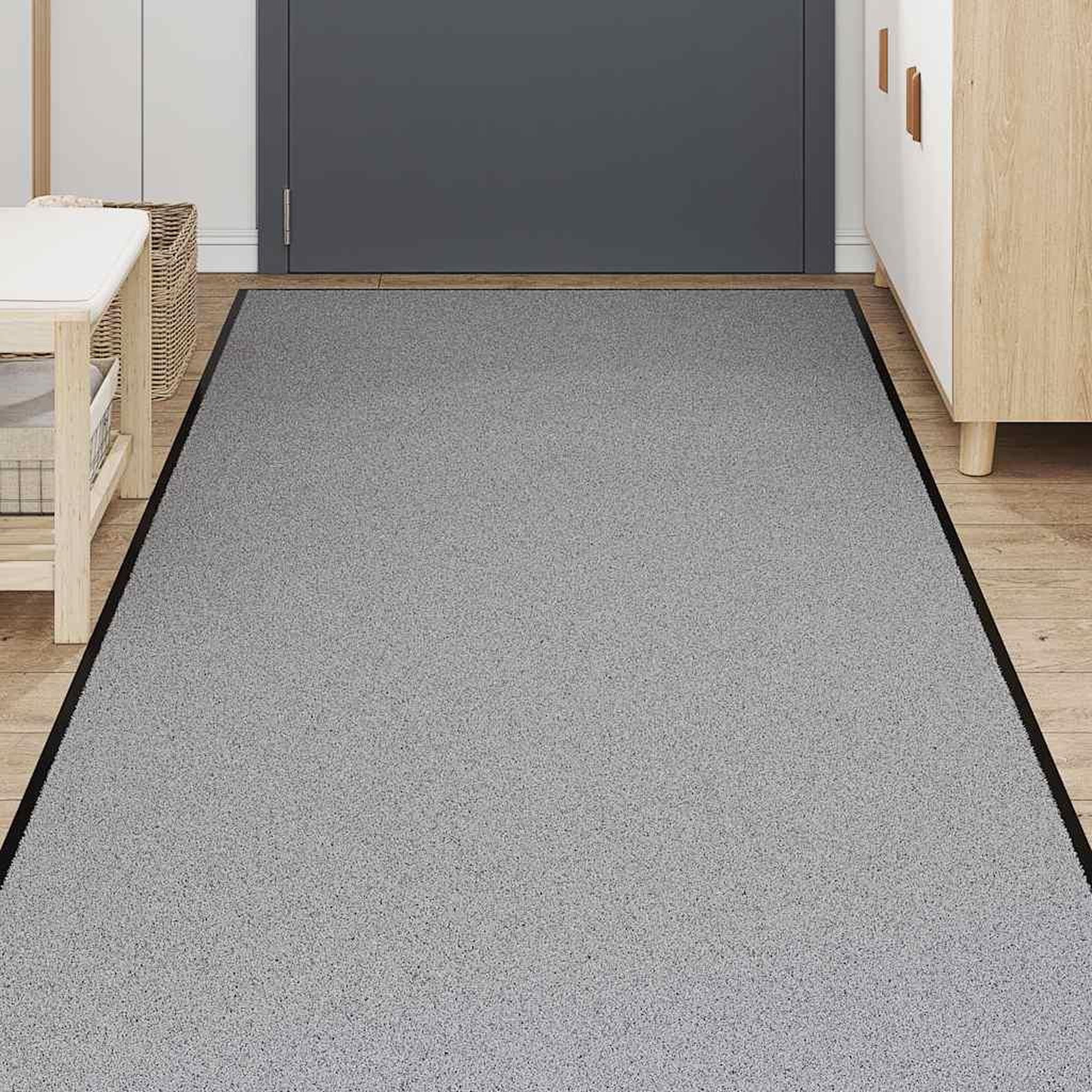 Voir la diapositive 3 : VIDAXL Paillasson gris 115x500 cm
