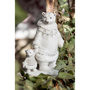 Voir la diapositive 2 : Paris Prix Statuette Déco  Ours Polaire Main  25cm Blanc