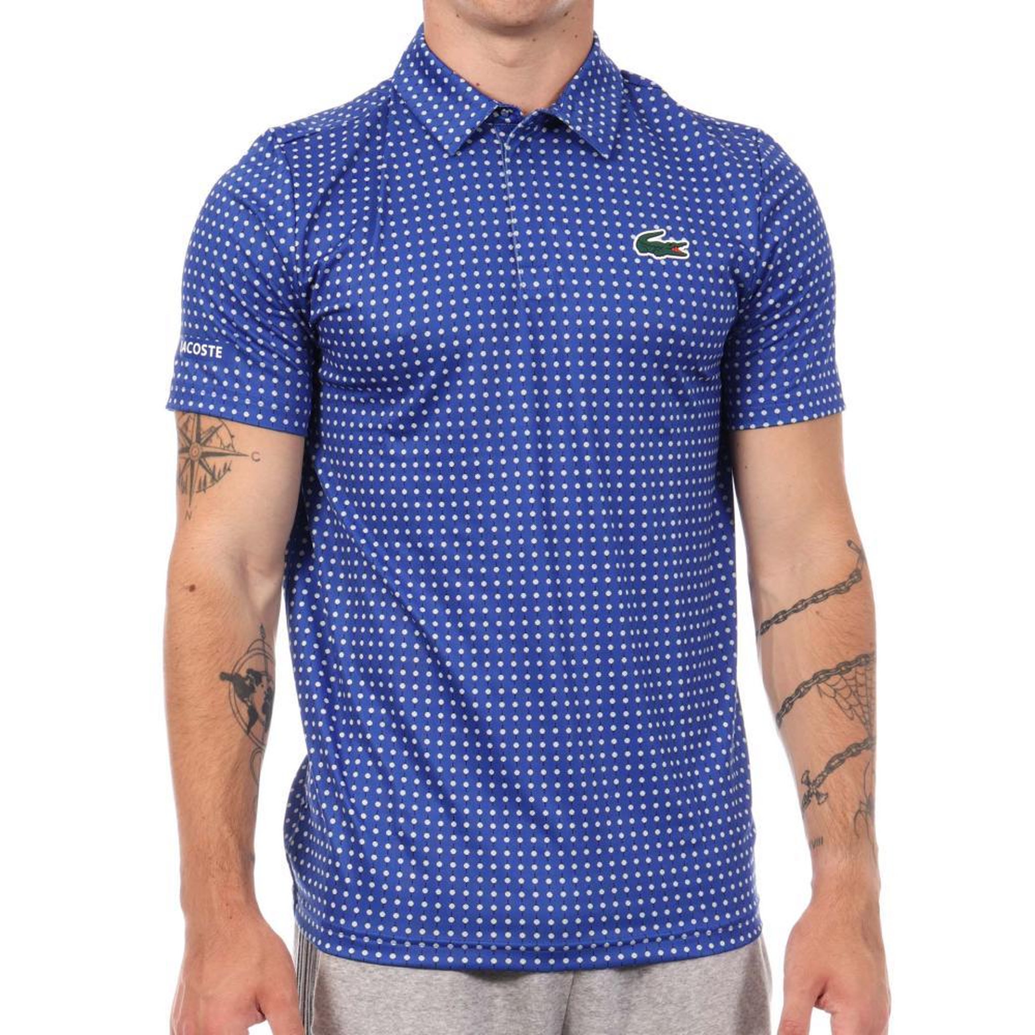 Lacoste Polo Bleu électrique Homme Lacoste DH5348. Coloris disponibles : Bleu