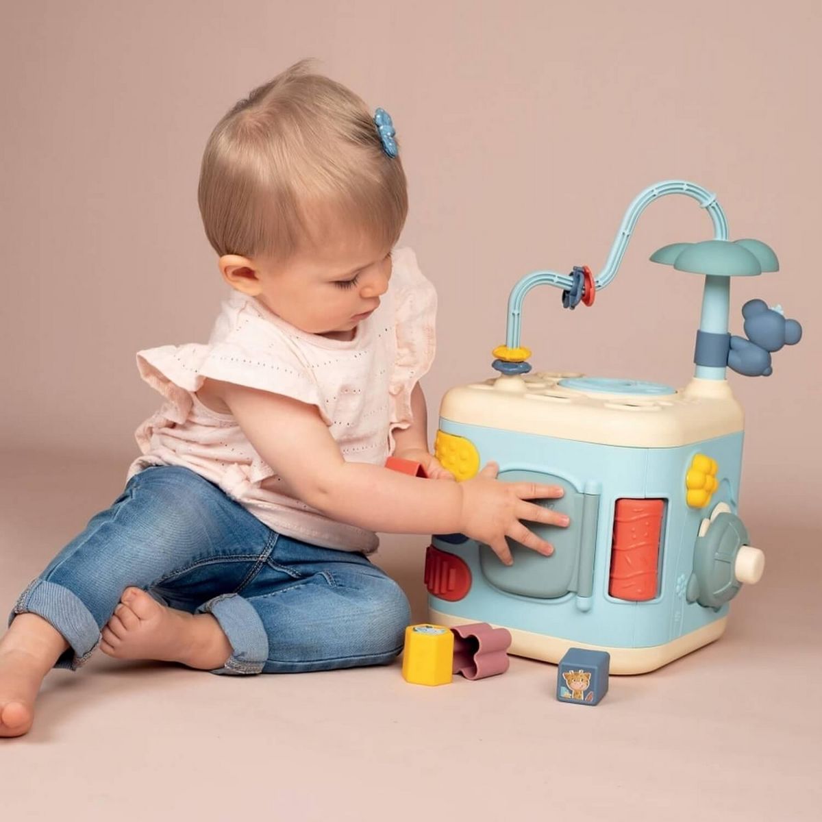 SMOBY Cube d'activités : Little Smoby Explor Cube