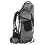 Voir la diapositive 2 : VIDAXL Sac à dos de randonnée gris 100 L tissu oxford