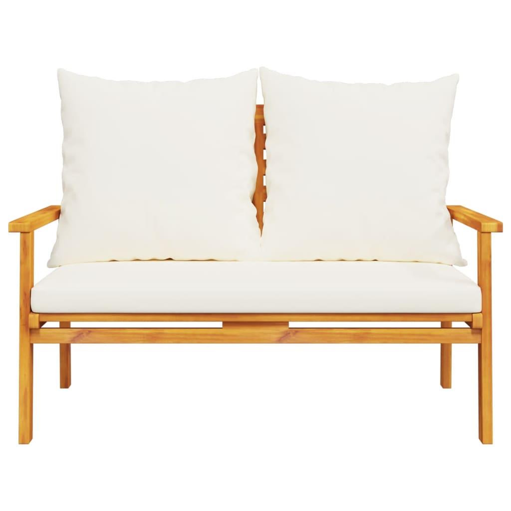 Voir la diapositive 4 : VIDAXL Ensemble de jardin avec coussin bois massif acacia