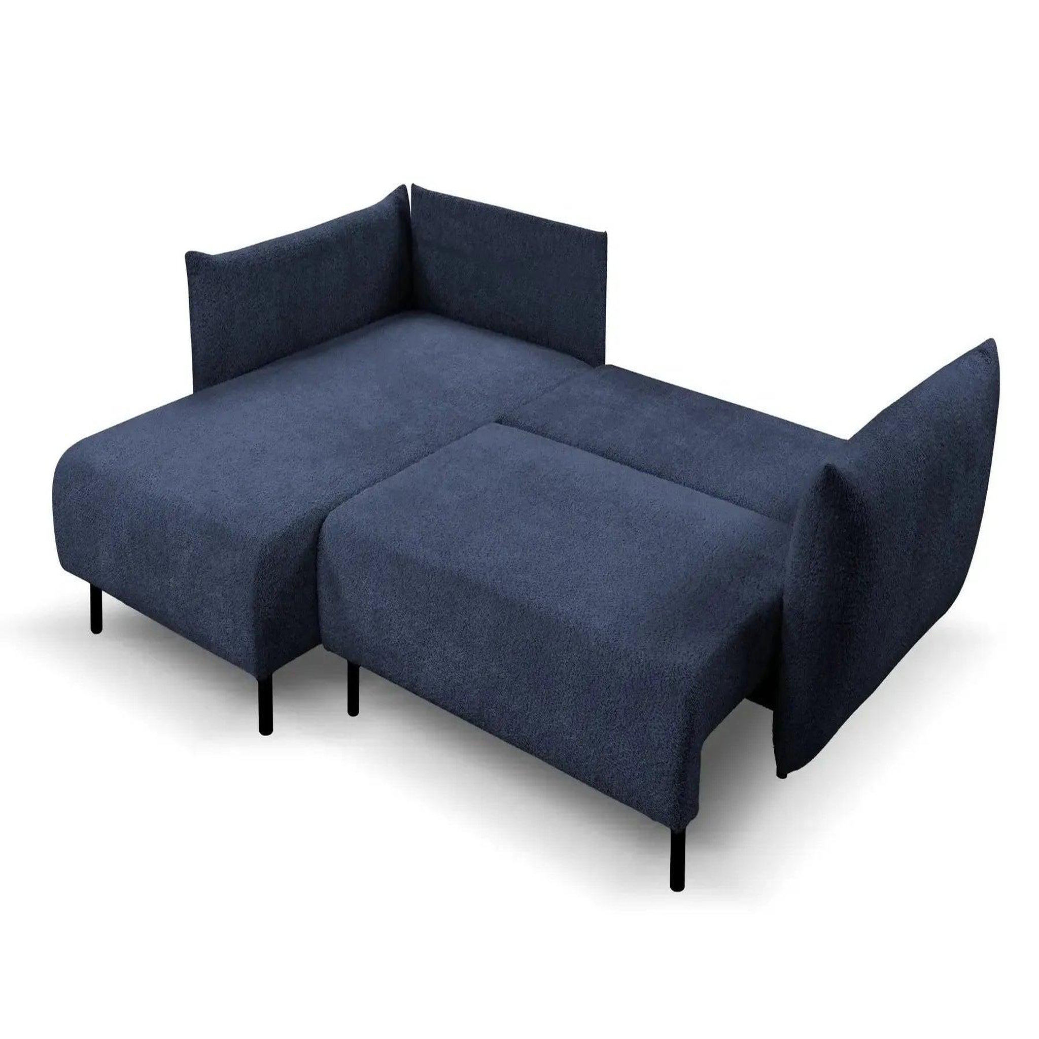 Voir la diapositive 4 : CASANOVA PARIS Alix - canapé d'angle convertible tissu chenille