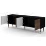 Voir la diapositive 2 : BEST MOBILIER Novara - meuble tv - 180 cm