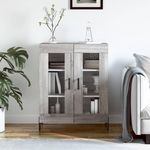 VIDAXL Buffet sonoma gris 69,5x34x90 cm bois d'ingenierie