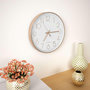 Voir la diapositive 1 : VIDAXL Horloge murale 30 cm Or rose