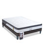 Voir la diapositive 1 : BELLECOUR BELLECOUR LITERIE | Pack TIVOLI | Matelas Mémoire de forme + Sommier Bois + Protège matelas anti punaise