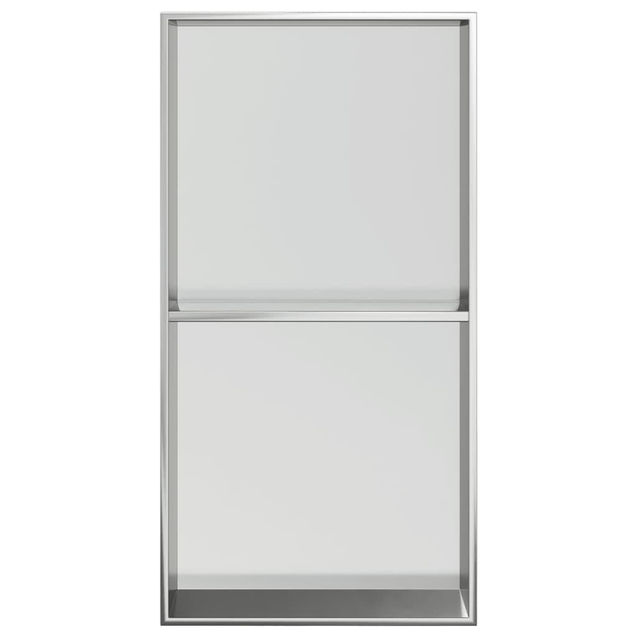 Voir la diapositive 4 : VIDAXL Niche de douche argente brosse 32x62x9 cm acier inoxydable