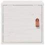 Voir la diapositive 5 : VIDAXL Armoires murales 2 pcs Blanc 31,5x30x30 cm Bois de pin massif
