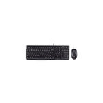 Logitech Logitech Desktop MK120 clavier USB QWERTY Italien Noir