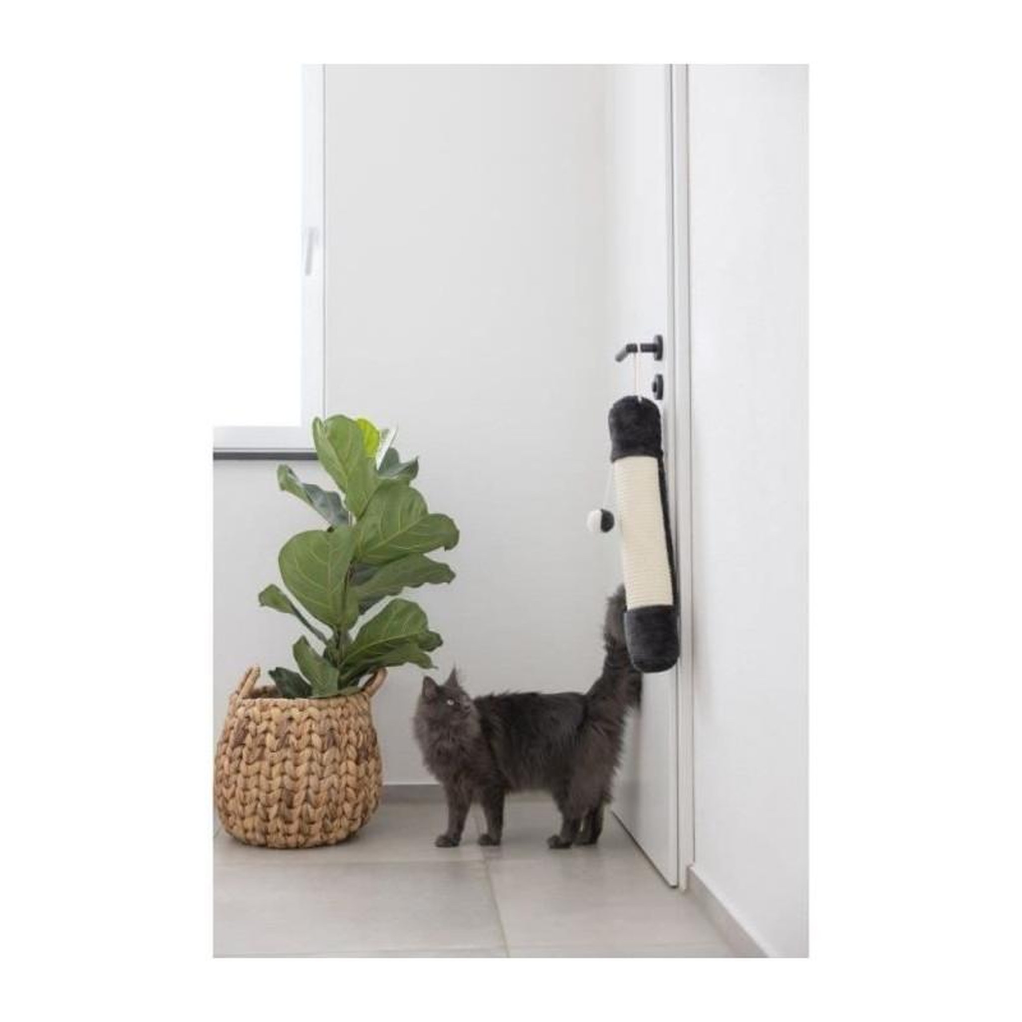 Voir la diapositive 2 : KERBL Griffoir - KERBL - Soft - Noir/blanc - 54 cm