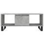 Voir la diapositive 5 : VIDAXL Table basse Gris beton 90x50x36,5 cm Bois d'ingenierie