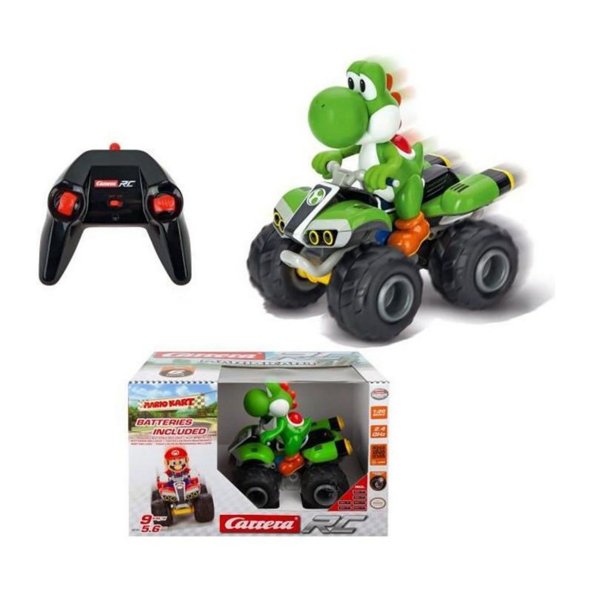 GENERIQUE Quad radiocommande Mario KartTM, Yoshi - Carrera RC