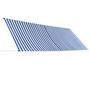 Voir la diapositive 3 : VIDAXL Auvent retractable 400x150 cm Bleu et blanc