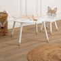 Voir la diapositive 3 : Atmosphera Kids Table Enfant Renard  Douceur  64cm Blanc