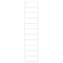 Voir la diapositive 3 : VIDAXL Porte-serviette Blanc 24x12x96 cm Acier