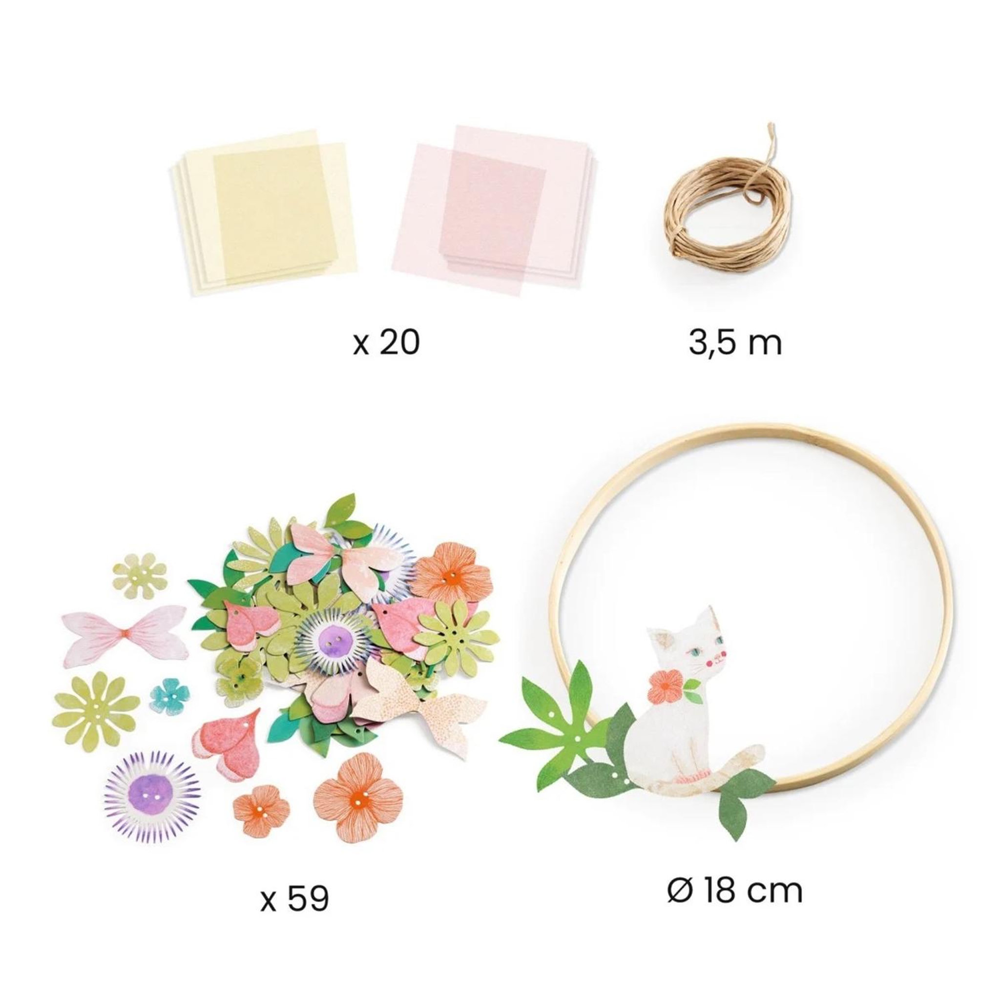 Voir la diapositive 2 : Djeco Couronne deco DIY - Dalia