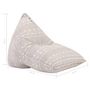 Voir la diapositive 6 : VIDAXL Canape pouf Marron clair Tissu Patchwork