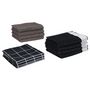 Voir la diapositive 3 : VIDAXL Ensemble de serviettes 12 pcs noir coton
