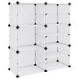 Voir la diapositive 2 : VIDAXL Etagere a chaussures Transparent 84x31,5x93 cm PP