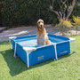 Voir la diapositive 3 : INTEX Piscine tubulaire carrée pour animaux - Intex