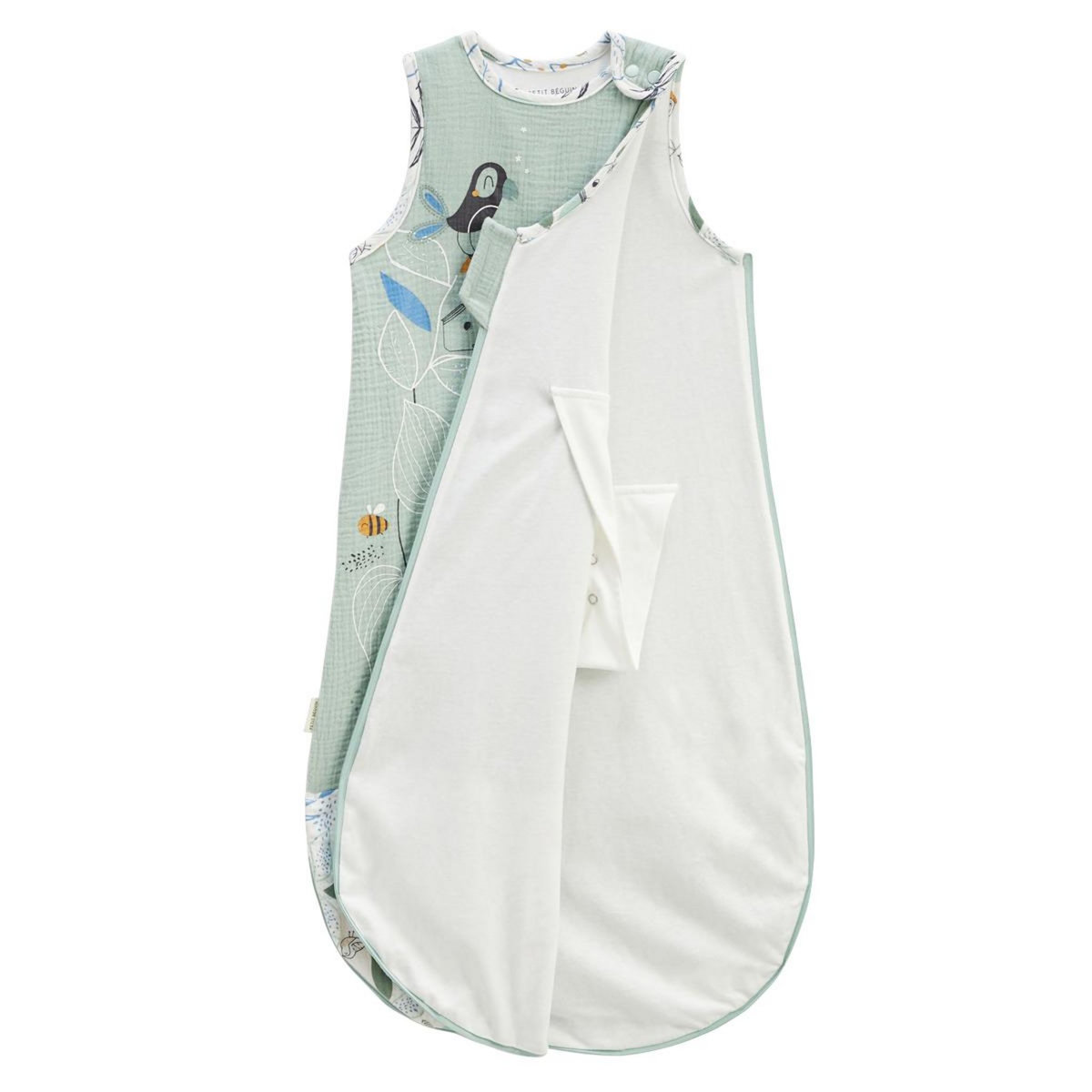 Petit Béguin Gigoteuse d'été en gaze de coton Garden Party