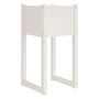 Voir la diapositive 4 : VIDAXL Jardinieres 2 pcs Blanc 40x40x81 cm Bois massif de pin